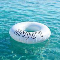 Bouée de piscine gonflable en PVC multi-tailles avec logo personnalisé pour enfants