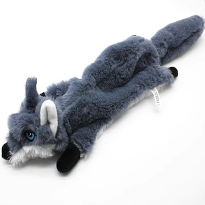 Jouets à mâcher en peluche de haute qualité pour animaux de compagnie, jouet pour chiot en forme de coquille, jouet pour chien en peluche froissée, loup, renard, sans rembourrage - Product Image 6