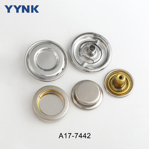 Mới Nhất Thời Trang Tùy Chỉnh Thiết Kế Logo Đánh Bóng Kim Loại May Mặc Nút Vàng Đen Tốt Mạ Brass Snap Nút Cho Quần Áo Áo Khoác Túi - Product Image 2