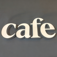 Lettres de logo LED 3D personnalisées de haute qualité, étanches, durables, pour enseignes lumineuses extérieures de magasin