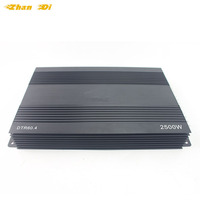Amplificateur de voiture 4 canaux 80W 4 Ohms Classe AB Amplificateur de puissance Amplificateur stéréo universel pour systèmes audio