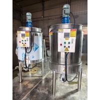 Machine de fabrication de détergent liquide pour lessive, mélangeur de lotion en acier inoxydable 316 personnalisé de 500 L avec chauffage en option