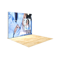 Boîte à lumière portable rétroéclairée sans outil 10x8 en aluminium SEG pour stand d'exposition