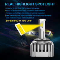 Kit Canbus de alta potencia 200W LED D1S/D3S/D5S para BMW X5 12V 360 lámpara con luz automática D1S bombilla de faro Led accesorios de coche