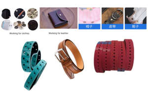 Machine automatique à riveter/à œillets double face - pour chaussures, ceintures et jeans (poinçonnage et fixation en une seule étape) - Product Image 4