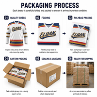 Maillot de hockey sur glace brodé sur mesure pour joueurs adultes et jeunes, pour entraînements, compétitions et matchs, commandes en gros pour équipes de club