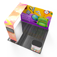 Stand d'exposition portable en aluminium 3x3m avec impression par sublimation pour salon professionnel à vendre