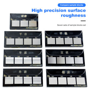 Bloc de comparaison de rugosité de surface carrée en acier structurel au carbone de haute précision Aiceyi, garantie 1 an, pièces mécaniques - Product Image 2