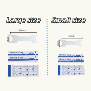 Tiras nasales de respiración derecha personalizadas, tira de nariz negra, tira de plástico transparente - Product Image 2