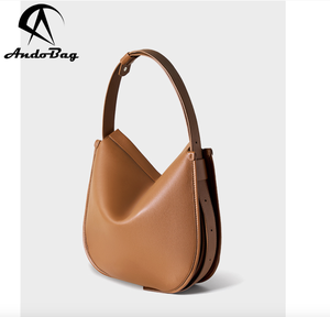 Sac carré AndoBag en cuir de vache véritable, nouveau sac à bandoulière pour femmes, sacs de travail en cuir souple pour les trajets quotidiens 2522 - Product Image 4