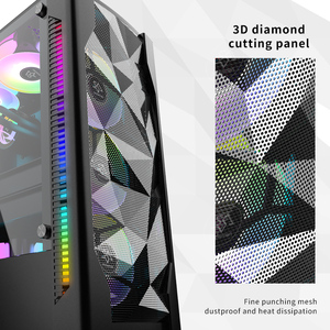 SNOWMAN CS018 Mid Tower Gaming PC Computer Case 360mm Liquid Cooler Radiator Support With Great Cable Management Gaming Case - Product Image 2