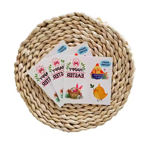 Pegatinas de <span class=keywords><strong>Tatuajes</strong></span> Temporales de Huevos de Conejito de Pascua Hechas a Mano, Pegatinas de <span class=keywords><strong>Tatuajes</strong></span> de Transferencia de Agua para Niños, para Cara y Brazos - Product Image 3