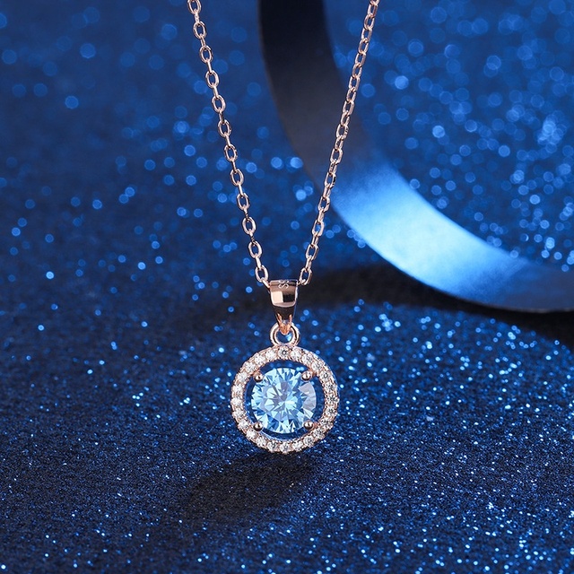 Fine Jewelry 925 Sterling Silver Simple Necklaces for Women