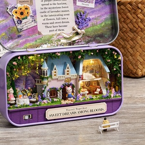 Boîte de théâtre en bois à assembler soi-même, modèle créatif, jouet pour filles de 4 à 6 ans, cadeau d'anniversaire - Product Image 3