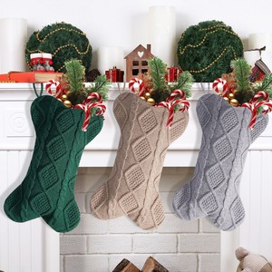 Personalized Embroidered Pet <b>Stocking</b> <b>Dog</b> Bone Holiday <b>Christmas</b> <b>Stockings</b> with Name - Product Image 1