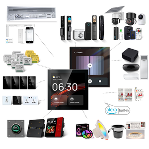 Smart Home Automation System Tuya Gateway 4 Inch Touch Screen Control With Built-in <b>Alexa</b> Voice Control Bar Design Tuya Smart Co - Product Image 1