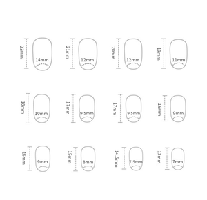 24 <span class=keywords><strong>Uñas</strong></span> Postizas Francesas <span class=keywords><strong>con</strong></span> Forma de <span class=keywords><strong>Almendra</strong></span>, <span class=keywords><strong>Uñas</strong></span> Falsas <span class=keywords><strong>con</strong></span> Pegamento, Diseño de Borde Blanco, <span class=keywords><strong>Uñas</strong></span> de Estilete Rosas Simples y Fáciles de Usar - Product Image 6