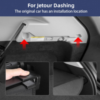 Cache-bagages rétractable de luxe étanche pour Chery Jetour Dashing, accessoires de voiture à ajustement direct, vente en gros usine