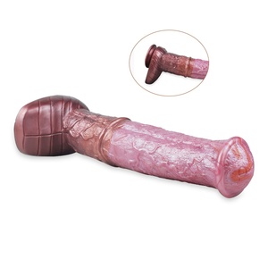 YOCY Giant Fantasy Silicone <b>Dildos</b> Animal Donkey Big Penis Sex Toy for Women Masturbator With Suction Cup Anal Butt Plug - Product Image 1