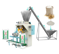 Balance de remplissage et d'emballage semi-automatique à vis haute performance, idéale pour les poudres alimentaires, les sacs en papier/les sacs en bois
