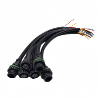 Connecteur de prise mâle-femelle automobile 7 broches, faisceau de câblage pour feux arrière de camion 967650-1 1718230-1