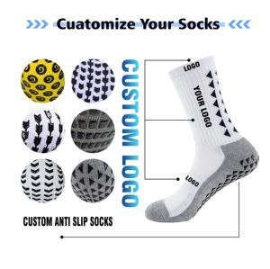 Calcetines deportivos personalizados para hombre, Calcetines antideslizantes con soporte de arco inferior deportivo al por mayor, Calcetines antideslizantes de bambú para el sudor, diabéticos para fútbol - Product Image 6