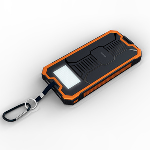 Power Bank Solare OEM da 10000mAh, Portatile e Impermeabile con Luce LED per Campeggio, Ingresso Micro e Uscita 10W - Product Image 1