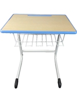 Vente en gros de chaises et de bureaux pour un seul étudiant bon marché au design moderne Ensemble de mobilier scolaire pour le primaire