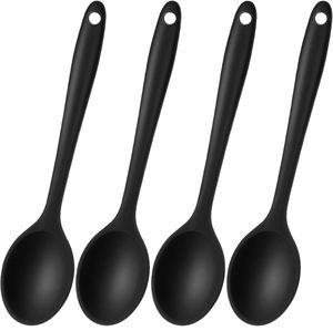 Cuillère-écumoire intégrée en silicone alimentaire, ustensile de cuisine transfrontalier pour mélanger les salades et cuisiner - Product Image 1