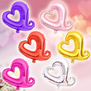 1pc 43 Inch Hook Heart Balloon Hélium Balloon Wedding Valentine's Day Decoration Birthday <span class=keywords><strong>Gogo</strong></span> Heart Foil Balloon - Product Image 3