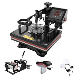 Máquina de estampado por transferencia térmica multifuncional 5 en 1 para tazas, ropa y gorras, para negocios de puestos - Product Image 6