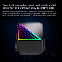 Refroidisseur liquide pour processeur AIO Zeromaster 360 mm, système de refroidissement par eau ARGB, pompe Prism RGB pour Intel AMD OEM Factory