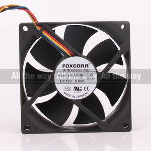 <span class=keywords><strong>Foxconn</strong></span> พัดลมระบายความร้อนในอากาศขนาดใหญ่24โวลต์48โวลต์ DC12V 0.80A EC 80X80X25MM AC ขนาด8เซนติเมตร8025ลูกปืนความเร็วสูงหมุนได้พัดลมระบายความร้อนใน PVA080G12R ขนาดใหญ่ - Product Image 2