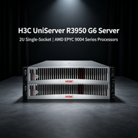 Serveur informatique en rack avec bus d'extension PCIe 5.0, baies de stockage à échange à chaud, serveur en rack 2U R3950 G7