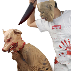Máscara <span class=keywords><strong>de</strong></span> Látex <span class=keywords><strong>de</strong></span> Payaso Asesino Zombi para Adultos, Disfraz <span class=keywords><strong>de</strong></span> Halloween y Navidad, Accesorios Sangrientos para Fiestas - Product Image 3