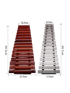 Xilófono Glockenspiel Portátil de 15 Notas al por Mayor con Baquetas, Instrumento Musical de Percusión - Product Image 2
