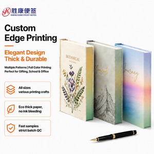 Libro de Tapa Dura con Bordes Impresos Personalizados, Bordes Rociados a Todo Color, Papel Ecológico Grueso, Logotipo Personalizado para Publicación, Regalo, Oficina, Venta al por Mayor - Product Image 1