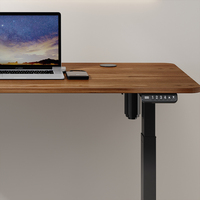 Bureau debout électrique à moteur unique, super stable, réglable en hauteur, économique, avec cadre ergonomique