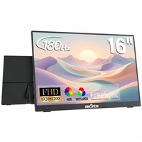 Moniteur portable de 16 pouces, 1920x1200, fréquence de rafraîchissement de 180 Hz, HDR, haut-parleurs intégrés pour le jeu et le divertissement
