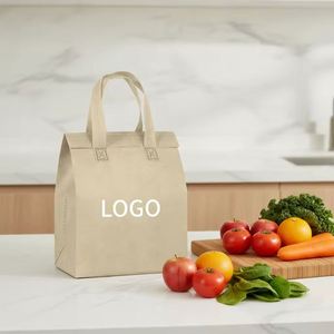 Portable Waterproof Foldable Non Woven Cooler <b>Bag</b> Custom Insulated Takeaway Food Grade Reusable Thermal Tote - Product Image 4