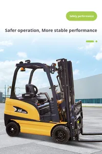 New Energy Lithium Electric Allrad-Gabelstapler-Anbaugeräte 1-3 Tonnen kleine Aufsitz-Stapel einheit Export einheit Elektro stapler - Product Image 4