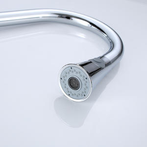 Robinet de cuisine à douchette extractible trois voies Morning Dew Red Round, mitigeur monocommande avec valve en céramique, à poser sur plan - Product Image 4