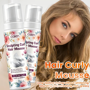 <span class=keywords><strong>Mousse</strong></span> coiffante hydratante entièrement naturelle pour <span class=keywords><strong>boucles</strong></span>, fixation forte, marque privée personnalisée - Product Image 5