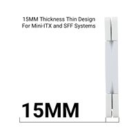 Thermalright ultra mince ARGB 15mm épaisseur 52CFM blanc PWM PC cas ventilateur pour Mini ITX construit