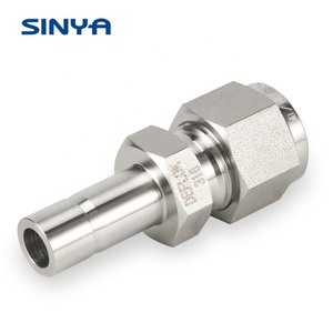 Haute Pression En Acier inoxydable 6000 Psi Raccords de Tubes à Double Virole Réducteur 316ss 1/4 "3/8" 1/2 "Type De Virole racc - Product Image 1