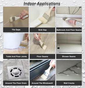 Modern Liquid Polyurethane <b>Waterproof</b> Sealant Invisible Repairing Leak Adhesive Eco-Friendly Indoor Outdoor Roof Coating - Product Image 5
