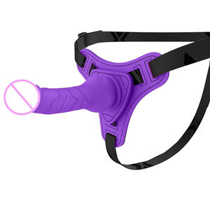 Weibliche Lesben Silikon weiblich tragbar gleich Sex Leder Gürtel <span class=keywords><strong>Dildo</strong></span> Lesben Spaß tragen künstliche <span class=keywords><strong>Dildo</strong></span> Erwachsenen Produkte - Product Image 5