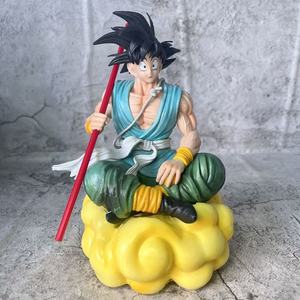 Figurine d'action Dragon Ball <span class=keywords><strong>Z</strong></span> Super Saiyan Goku assis sur un nuage volant, figurine d'action anime DBZ, modèle de jouet - Product Image 4