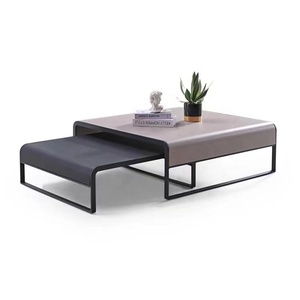 Outdoor <b>Aluminum</b> Frame Waterproof and Sun-Proof Outdoor Leisure Dining <b>Table</b> Furniture of Seaside Courtyard Garden - Product Image 3