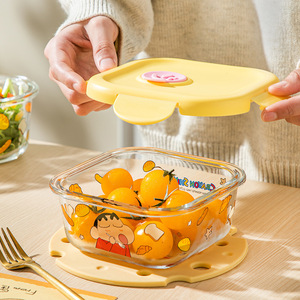 Ensemble de contenants alimentaires en verre pour enfants, boîtes à lunch hermétiques avec couvercles, compatibles micro-ondes, congélateur et lave-vaisselle, sans BPA - Product Image 2